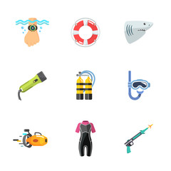 nine diving icons