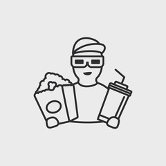 character with 3D Glasses