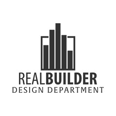Building logo. Design department. Modern Buildings. Company icons.