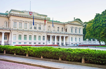 Naklejka premium Presidential Palace in Vilnius Baltic