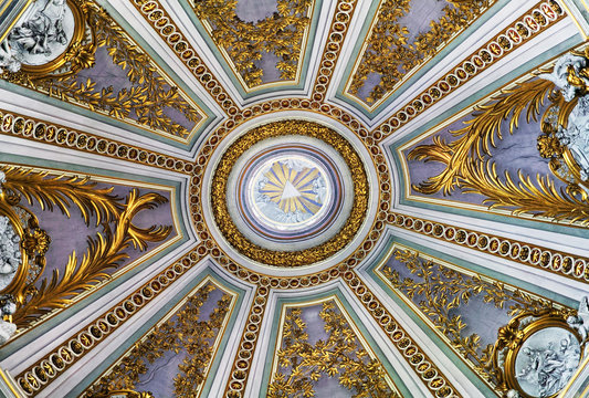 Ceiling in Santissimo Nome di Maria Church in Rome