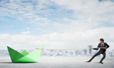 Obraz premium Water transporation concept