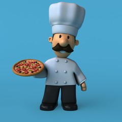 Fun chef - 3D Illustration
