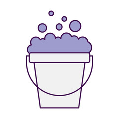 laundry bucket with foam