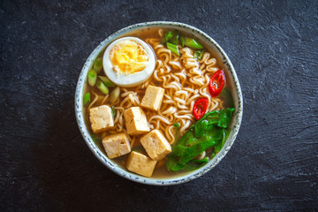 Miso ramen soup