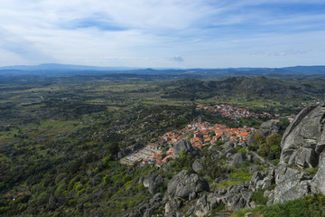 Fototapeta na wymiar View of the historic village of Monsanto in Portugal; Concept for travel in Portugal