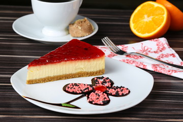 Strawberry Cheesecake and Coffee 