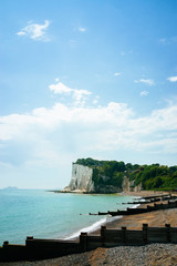 White Cliffs of Dover looking out to the English Channel