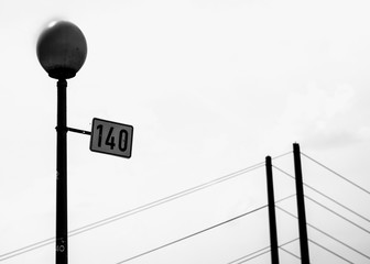 Laterne und Br&uuml;cke