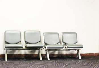 Empty seat in the airport