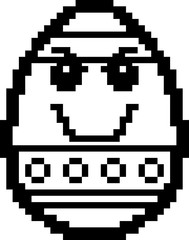 Evil 8-Bit Cartoon Easter Egg