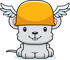 Cartoon Smiling Hermes Mouse
