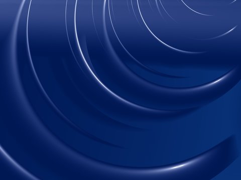 Abstract fractal background with a twisting motion in dark blue. For creative designs, templates, pamphlets, presentations, banners, book covers, websites or desktop or mobile phone wallpapers.