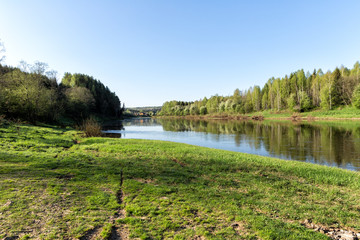 Fototapeta na wymiar The Chusovaya River. Middle Urals. Russia