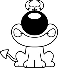 Angry Cartoon Devil