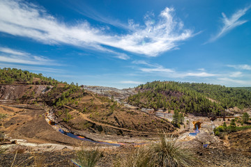 Rio Tinto kopalnia odkrywkowa w Hiszpanii © Jan