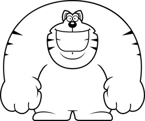 Cartoon Cat Smiling
