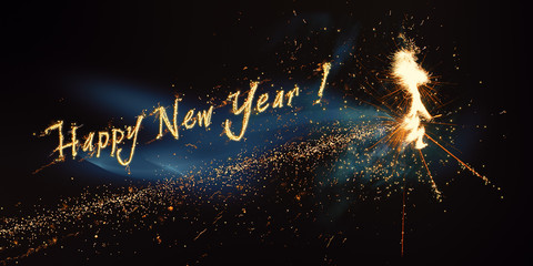 Happy New Year / Fireworks