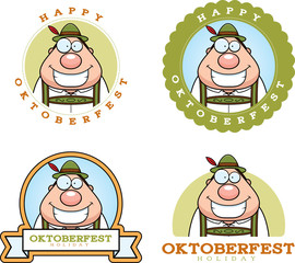 Cartoon Oktoberfest Man Graphic