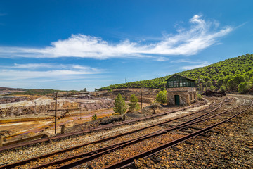 Fototapeta na wymiar Rio Tinto kopalnia odkrywkowa w Hiszpanii