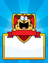 Cartoon Dog Sign