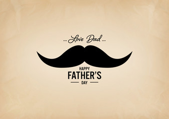love dad, happy fathers day concept