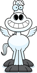 Happy Cartoon Pegasus