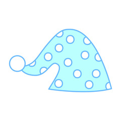 cute sleeping hat icon
