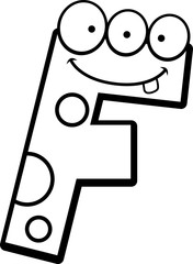 Letter F Monster