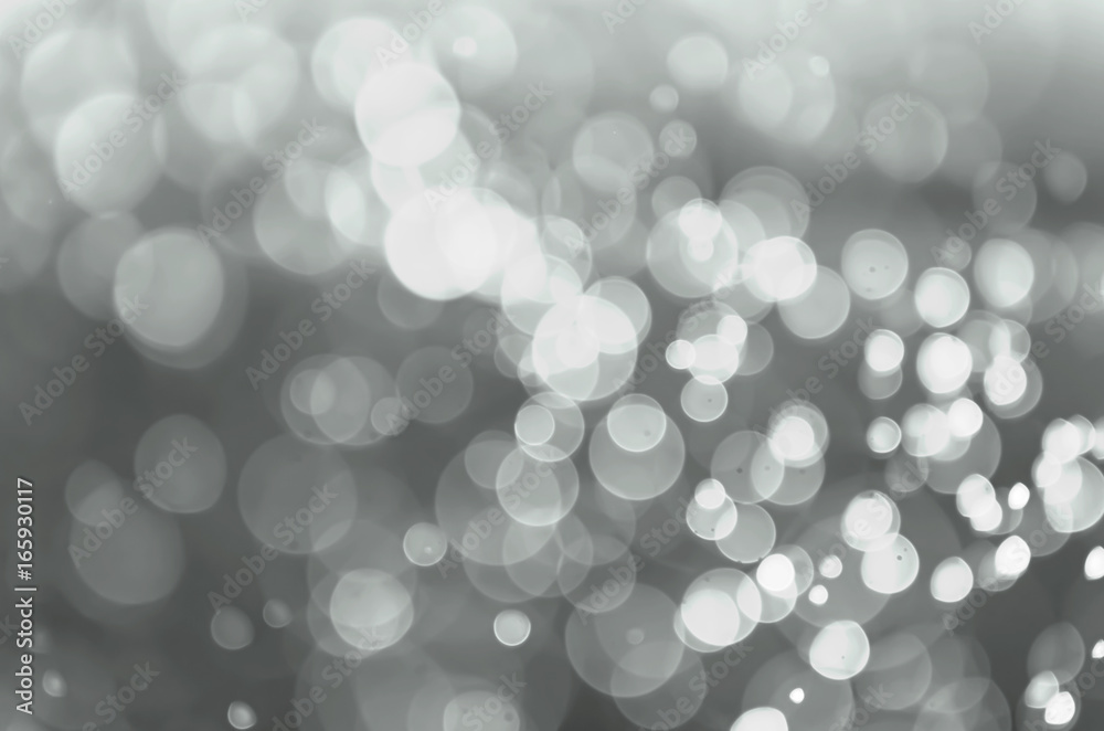 Wall mural bokeh background  with design BW