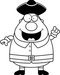 Cartoon Colonial Man Idea