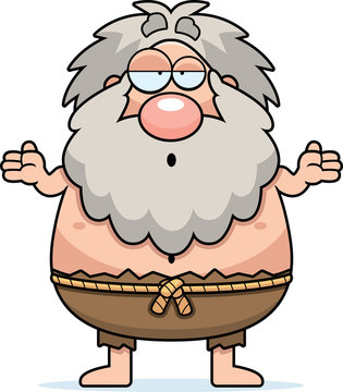 recommend clip art: Confused Cartoon Hermit