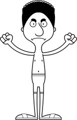 Cartoon Angry Man Swimsuit