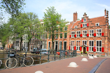 Fototapeta premium Beautiful Amsterdam in the Netherlands