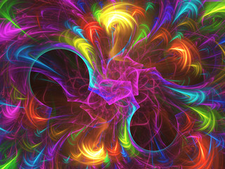 Abstract fractal background