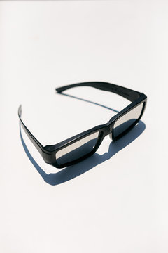 Eclipse:Reflection in Protective Solar Eclipse Filter Glasses