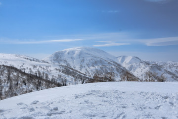 Mountain snow hokkaido