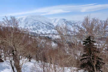 Mountain snow hokkaido