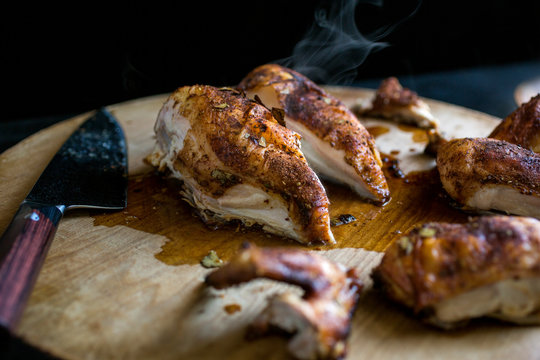 Roasted Spatchcocked Chicken
