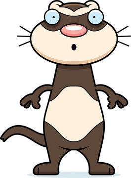 recommend clip art: Surprised Cartoon Ferret