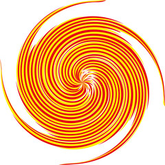Vector image of an abstract pattern, spiral, circle.