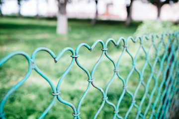 Fence in the form of a heart