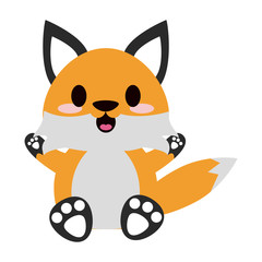 cute animal cartoon icon image