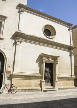 A church in Lecce, Puglia region, Italy