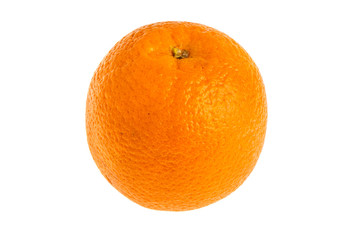 Orange on white background
