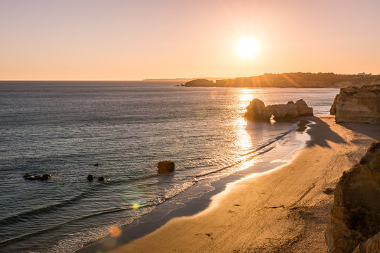 Praia Da Rocha In Portimao, Algarve