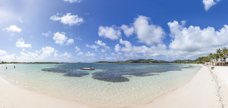 Beautiful Caribbean Beaches from Saint Martin, Sint Maarten Caribbean