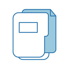 folder document isolated icon