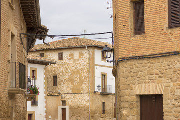The town of Obanos in Navarre, Spain