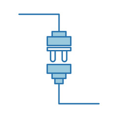 wire cable connector icon